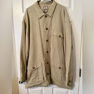 Tommy Bahama 100% Silk Men’s Button Jacket - size XL